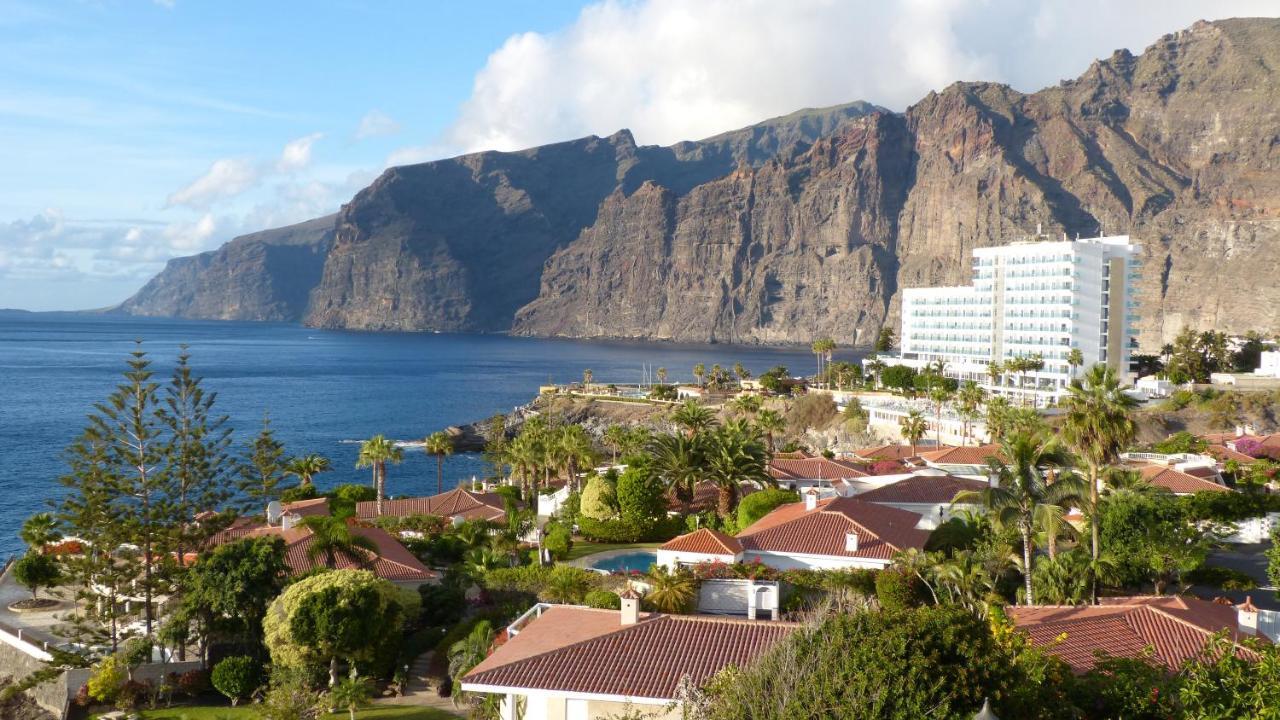 Apartment Mit Sonnenterrasse Und Panorama - Meerblick, 5 Min. Von Hafen + Strand Acantilado de los Gigantes Exteriér fotografie