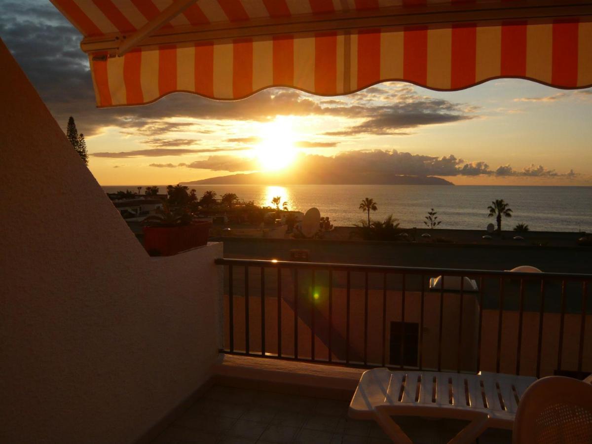 Apartment Mit Sonnenterrasse Und Panorama - Meerblick, 5 Min. Von Hafen + Strand Acantilado de los Gigantes Exteriér fotografie