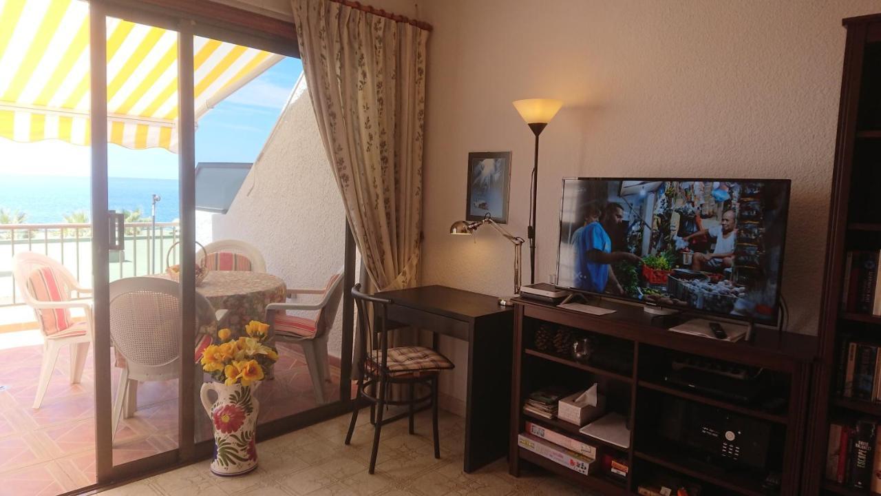 Apartment Mit Sonnenterrasse Und Panorama - Meerblick, 5 Min. Von Hafen + Strand Acantilado de los Gigantes Exteriér fotografie