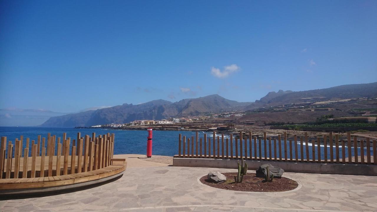 Apartment Mit Sonnenterrasse Und Panorama - Meerblick, 5 Min. Von Hafen + Strand Acantilado de los Gigantes Exteriér fotografie